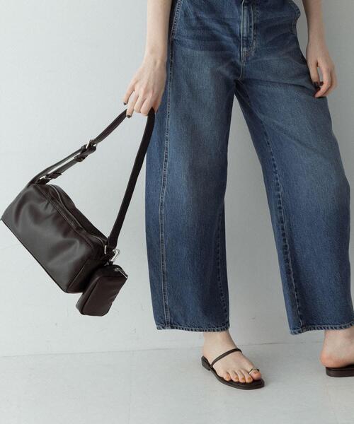 URBAN RESEARCH Sonny Label（アーバンリサーチサニーレーベル）の「スクエアボディバッグ（ショルダーバッグ・レディース・ブラック/ブラウン・ONE）」の6枚目の写真