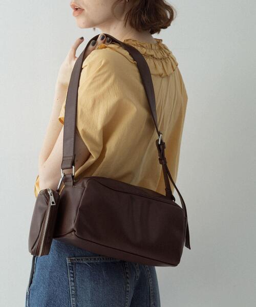 URBAN RESEARCH Sonny Label（アーバンリサーチサニーレーベル）の「スクエアボディバッグ（ショルダーバッグ・レディース・ブラック/ブラウン・ONE）」の9枚目の写真