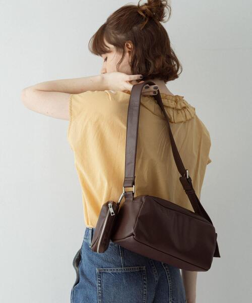 URBAN RESEARCH Sonny Label（アーバンリサーチサニーレーベル）の「スクエアボディバッグ（ショルダーバッグ・レディース・ブラック/ブラウン・ONE）」の10枚目の写真