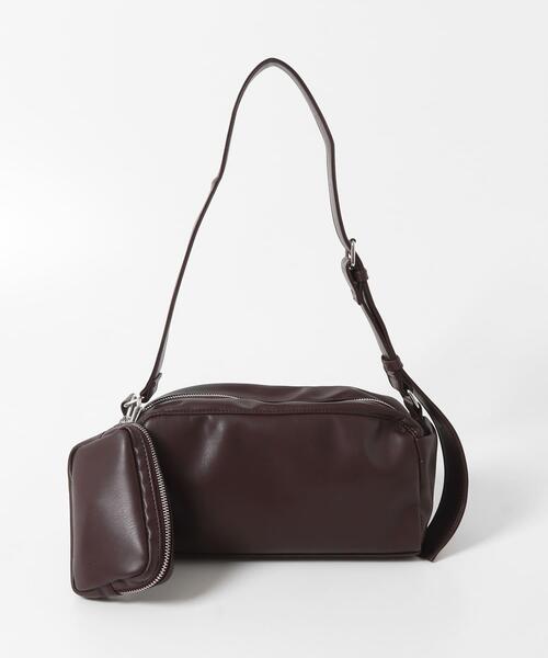 URBAN RESEARCH Sonny Label（アーバンリサーチサニーレーベル）の「スクエアボディバッグ（ショルダーバッグ・レディース・ブラック/ブラウン・ONE）」の13枚目の写真