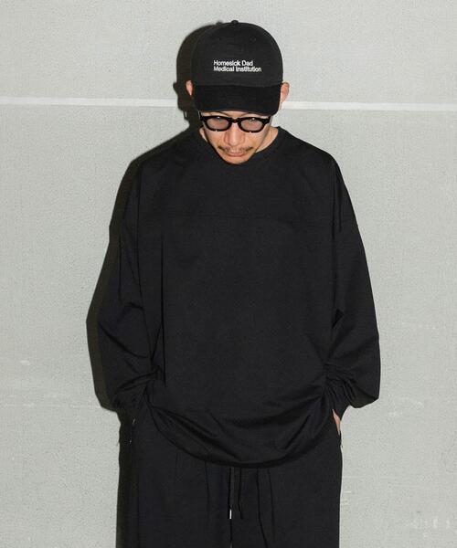 URBAN RESEARCH（アーバンリサーチ）の「Wide Dad　BREEZY TECH LONG-SLEEVE T-SHIRTS（Tシャツ/カットソー・メンズ・ブラック/ネイビー・1/2）」の20枚目の写真