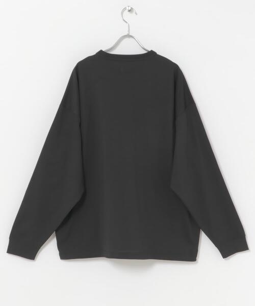 Wide Dad(ワイドダッド)の「Wide Dad BREEZY TECH LONG-SLEEVE T-SHIRTS(Tシャツ/カットソー・メンズ・ブラック/ネイビー/チャコールグレー・1/2)」の7枚目の写真