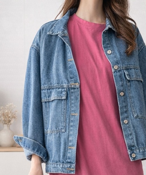 Dewlily(デューリリー)の「リラックス感とすっきり感 デイリーに活躍! ロングスリーブTシャツワンピース(ワンピース・レディース・グレー/ブラック/ネイビー/ホワイト/ピンク・M/S/XL/L)」の11枚目の写真