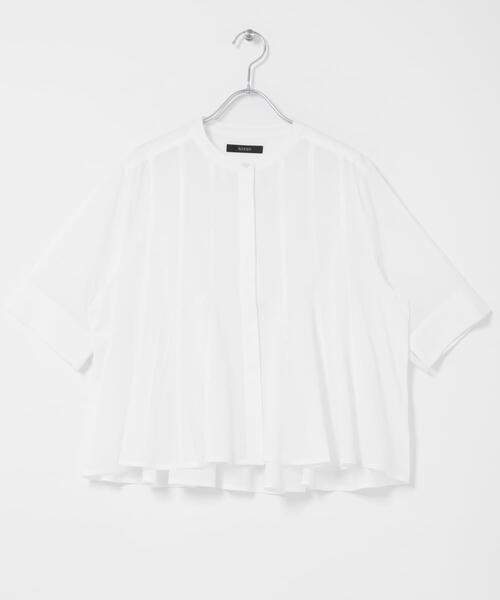 URBAN RESEARCH ROSSO WOMEN（アーバンリサーチ　ロッソ）の「『WEB限定』コットンボイルフレアシャツ（シャツ/ブラウス・レディース・ミント/ブラック/ホワイト・FREE）」の15枚目の写真