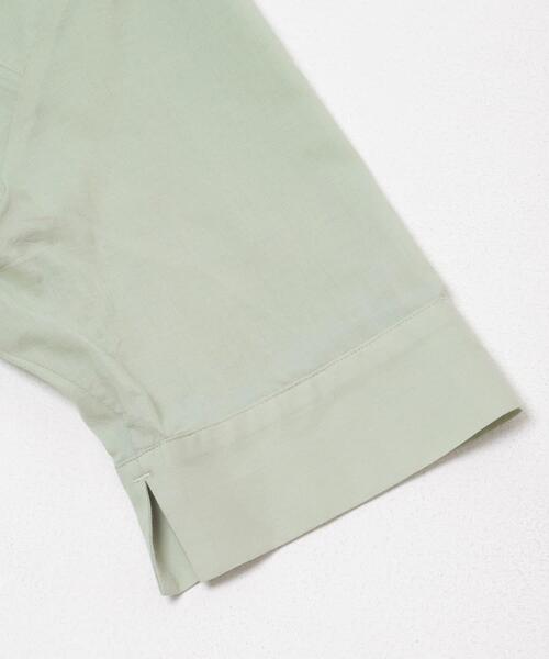 URBAN RESEARCH ROSSO WOMEN（アーバンリサーチ　ロッソ）の「『WEB限定』コットンボイルフレアシャツ（シャツ/ブラウス・レディース・ミント/ブラック/ホワイト・FREE）」の6枚目の写真