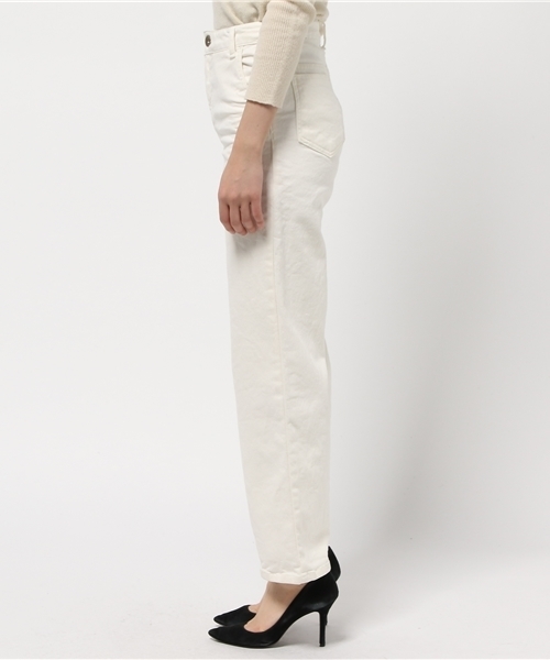 OUTLET（アウトレット）の「【CAPRICIEUX LE'MAGE】HWワイドストレート（その他パンツ・レディース・ホワイト/キャメル・38/36）」の4枚目の写真