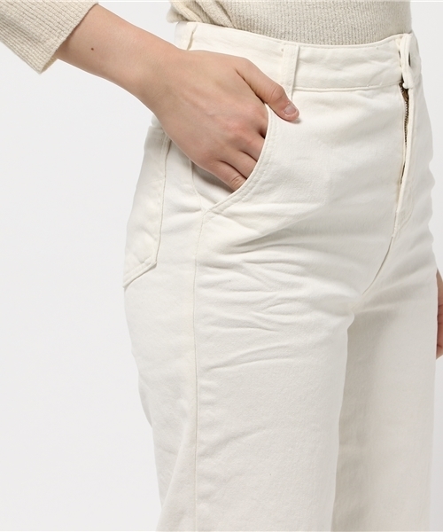 OUTLET（アウトレット）の「【CAPRICIEUX LE'MAGE】HWワイドストレート（その他パンツ・レディース・ホワイト/キャメル・38/36）」の8枚目の写真