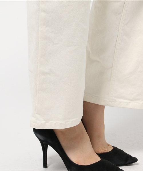 OUTLET（アウトレット）の「【CAPRICIEUX LE'MAGE】HWワイドストレート（その他パンツ・レディース・ホワイト/キャメル・38/36）」の9枚目の写真
