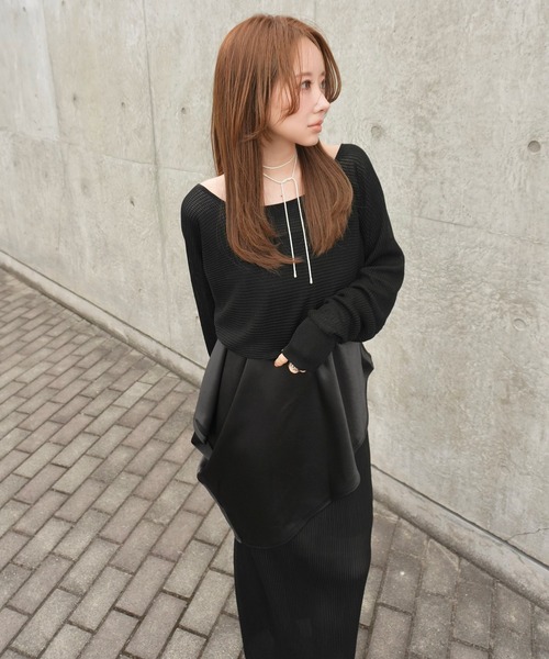 LAULEN(ローレン)の「2way sheer mesh bolero cardigan(カーディガン/ボレロ・レディース・オレンジ系/ブラック/アイボリー/チャコールグレー・FREE)」の20枚目の写真