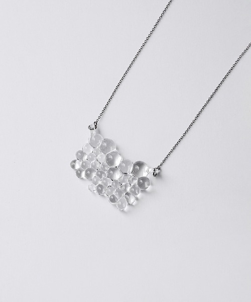 HARIO Lampwork Factory(ハリオランプワークファクトリー)の「vue. ネックレス 深雪(ネックレス・レディース・クリア・FREE)」の1枚目の写真