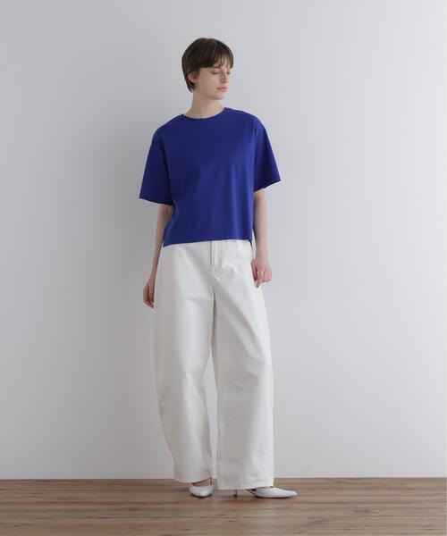 LE PHIL（ルフィル）の「パーフェクトＴコンパクトポンチ（Tシャツ/カットソー・レディース・ブルー/ブラック/レッド・F）」の9枚目の写真