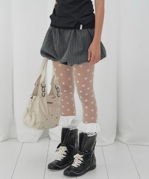 FANCY CLUB(ファンシークラブ)の「【FANCY CLUB】BANDING PUMPKIN SHORTS / 【ファンシークラブ】バンディングパンプキンショーツ(その他パンツ・レディース・チャコール・ONE SIZE)」の4枚目の写真