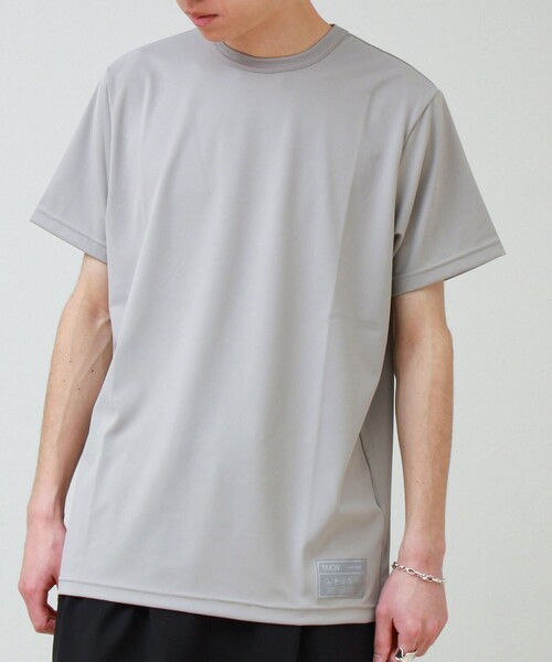 TAION(タイオン)の「【TAION / タイオン】ベーシックスポーツ UV 高反発ストレッチ カットソー(Tシャツ/カットソー・メンズ・ダークネイビー/ライトグレー/オリーブ/ブラック/オフホワイト・M/L/XL)」の3枚目の写真