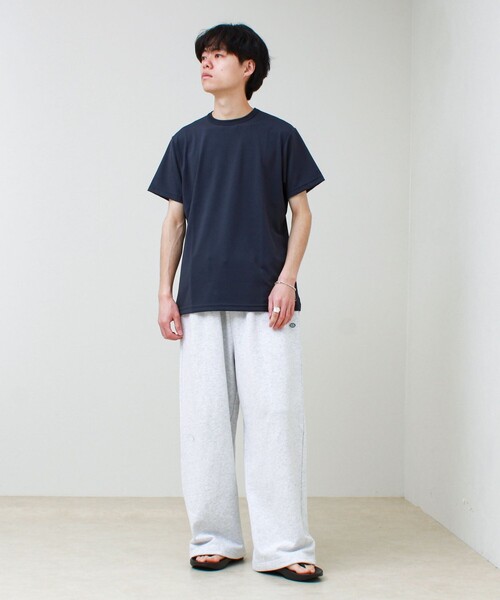 TAION(タイオン)の「【TAION / タイオン】ベーシックスポーツ UV 高反発ストレッチ カットソー(Tシャツ/カットソー・メンズ・ダークネイビー/ライトグレー/オリーブ/ブラック/オフホワイト・M/L/XL)」の6枚目の写真