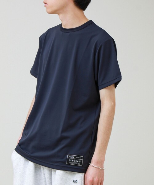TAION(タイオン)の「【TAION / タイオン】ベーシックスポーツ UV 高反発ストレッチ カットソー(Tシャツ/カットソー・メンズ・ダークネイビー/ライトグレー/オリーブ/ブラック/オフホワイト・M/L/XL)」の8枚目の写真