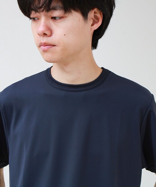TAION(タイオン)の「【TAION / タイオン】ベーシックスポーツ UV 高反発ストレッチ カットソー(Tシャツ/カットソー・メンズ・ダークネイビー/ライトグレー/オリーブ/ブラック/オフホワイト・M/L/XL)」の11枚目の写真