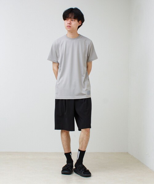 TAION(タイオン)の「【TAION / タイオン】ベーシックスポーツ UV 高反発ストレッチ カットソー(Tシャツ/カットソー・メンズ・ダークネイビー/ライトグレー/オリーブ/ブラック/オフホワイト・M/L/XL)」の15枚目の写真
