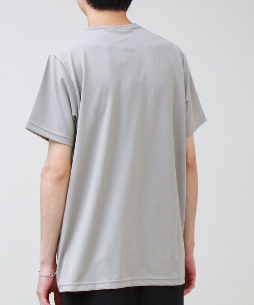 TAION(タイオン)の「【TAION / タイオン】ベーシックスポーツ UV 高反発ストレッチ カットソー(Tシャツ/カットソー・メンズ・ダークネイビー/ライトグレー/オリーブ/ブラック/オフホワイト・M/L/XL)」の17枚目の写真