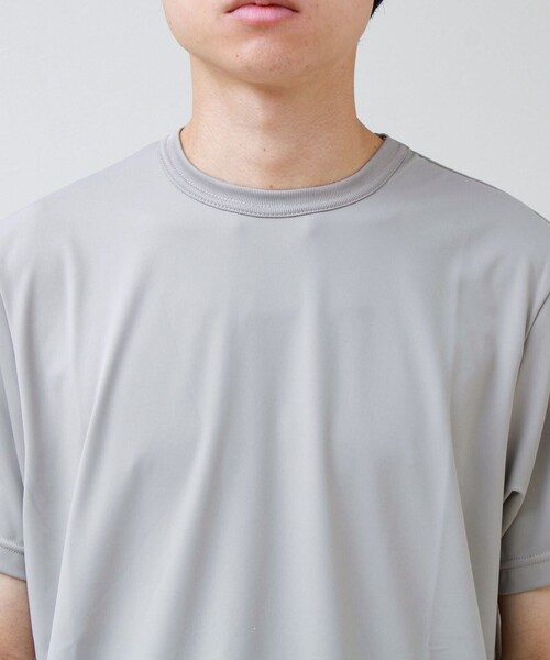 TAION(タイオン)の「【TAION / タイオン】ベーシックスポーツ UV 高反発ストレッチ カットソー(Tシャツ/カットソー・メンズ・ダークネイビー/ライトグレー/オリーブ/ブラック/オフホワイト・M/L/XL)」の19枚目の写真
