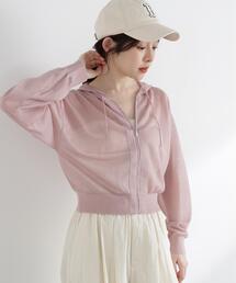 PROPORTION BODY DRESSING（プロポーションボディドレッシング）の「＜ａ＞シアーニットパーカー / 1216176500（パーカー）」