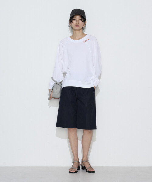 COMME CA Wardrobe(コムサワードローブ)の「コンパクトクロス ハーフパンツ(その他パンツ・レディース・カーキ/ネイビー・9号)」の3枚目の写真