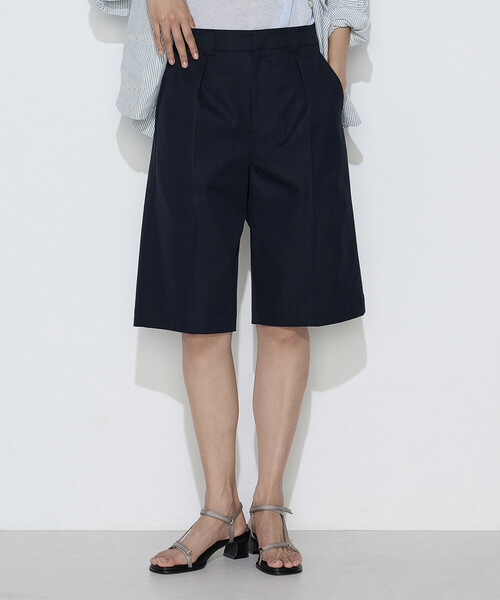 COMME CA Wardrobe(コムサワードローブ)の「コンパクトクロス ハーフパンツ(その他パンツ・レディース・カーキ/ネイビー・9号)」の6枚目の写真