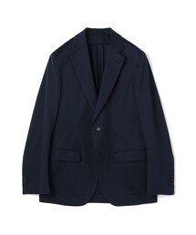 コットンポリエステル ストレッチツイルジャージー シングルブレステッド2Bジャケット
