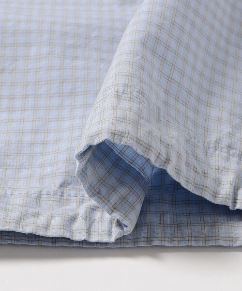 BEAMS（ビームス）の「チェック プルオーバー シャツ（シャツ/ブラウス・メンズ・オリーブ/サックスブルー・S/M/L/XL）」の12枚目の写真