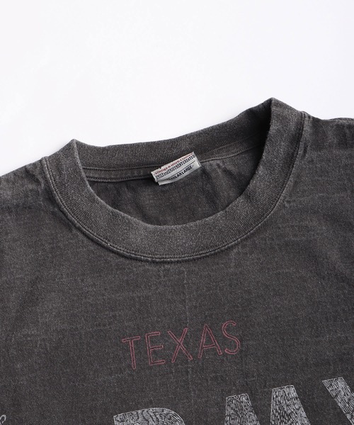 HOUSTON（ヒューストン）の「HOUSTON / ヒューストン ピグメント加工 ミリタリープリント 半袖Tシャツ 日本製（Tシャツ/カットソー・メンズ・ホワイト/ブラック・MEDIUM/LARGE/X-LARGE/XX-LARGE）」の11枚目の写真