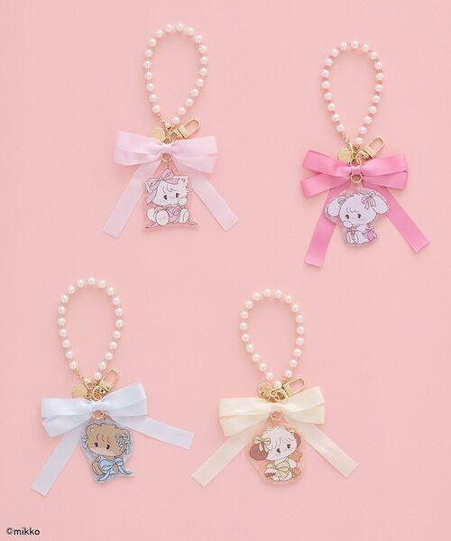 Maison de FLEUR(メゾンドフルール)の「Lil ala mode アセチチャーム(チャーム・レディース・イエロー/ピンク/ライトブルー/ライトピンク・FREE)」の5枚目の写真