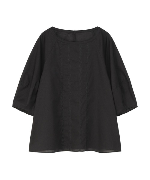 ZUCCa(ズッカ)の「TRIANGLE EMBROIDERY / ブラウス / P(シャツ/ブラウス・レディース・ホワイト/ブラック・M size)」の4枚目の写真