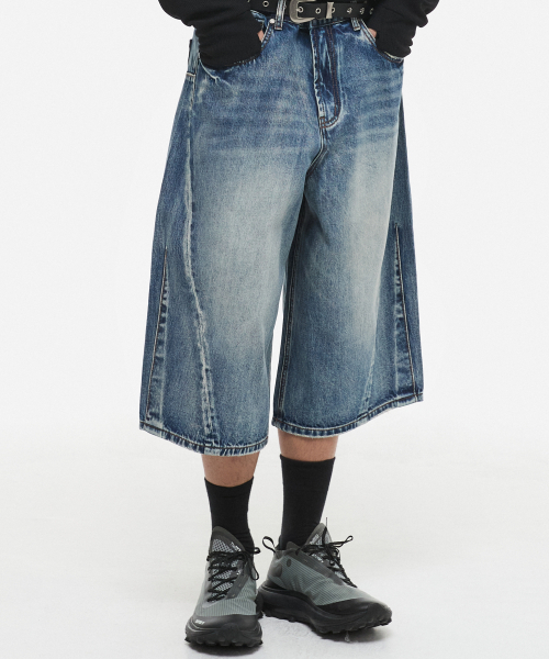 DNSR(ディーエヌエスアール)の「エンジニアバミューダデニムパンツブルー(その他パンツ・メンズ・その他・SMALL/MEDIUM/LARGE/X-LARGE)」の2枚目の写真