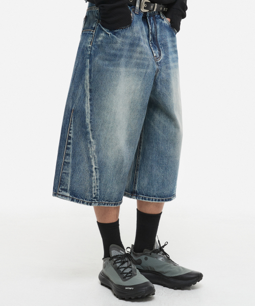 DNSR(ディーエヌエスアール)の「エンジニアバミューダデニムパンツブルー(その他パンツ・メンズ・その他・SMALL/MEDIUM/LARGE/X-LARGE)」の3枚目の写真