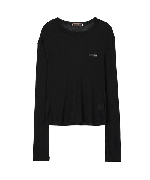 UNKNOWN PLANET(アンノウンプラネット)の「ソフトデイリーロングスリーブTシャツ5カラー(Tシャツ/カットソー・レディース・ブラック/グレー/ピンク/ホワイト/ミント・FREE)」の1枚目の写真