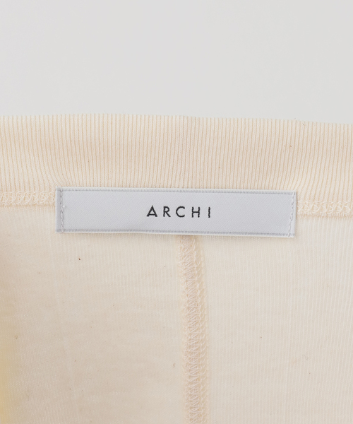 FRAMeWORK(フレームワーク)の「ARCHI OMIT RIB TANK(タンクトップ・レディース・アイボリー・FREE)」の4枚目の写真