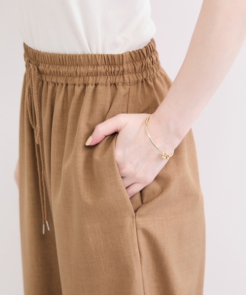 le cercle ADAM ET ROPE'(ルセルクルアダムエロペ)の「タンブラーブッチャーワイドパンツ/セットアップ対応(その他パンツ・レディース・キャメル/ダークブラウン/チャコールグレー・FREE)」の12枚目の写真