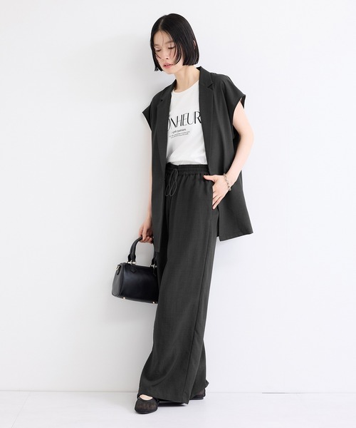 le cercle ADAM ET ROPE'(ルセルクルアダムエロペ)の「タンブラーブッチャーワイドパンツ/セットアップ対応(その他パンツ・レディース・キャメル/ダークブラウン/チャコールグレー・FREE)」の16枚目の写真