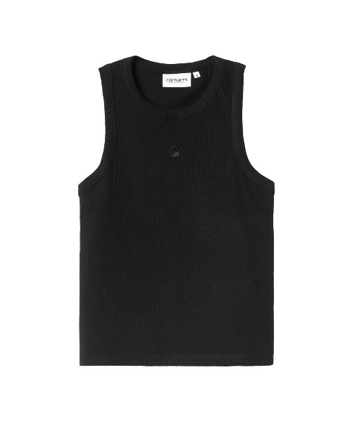 Carhartt WIP(カーハートダブリューアイピー)の「Carhartt WIP WOMEN'S PHILIPS A-SHIRT(カーハートワークインプログレス ウィメンズフィリップスAシャツ)(タンクトップ・レディース・ホワイト/ブラック・X-SMALL/SMALL)」の7枚目の写真