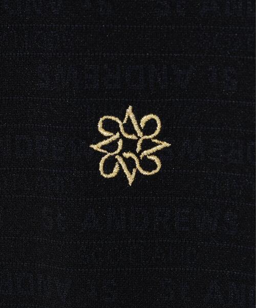 St ANDREWS(セントアンドリュース)の「【St ANDREWS】【吸水速乾】ロゴボーダージャガード無地半袖シャツ (WOMENS)(ポロシャツ・レディース・ホワイト/グリーン/ブラック・L/M/S)」の15枚目の写真