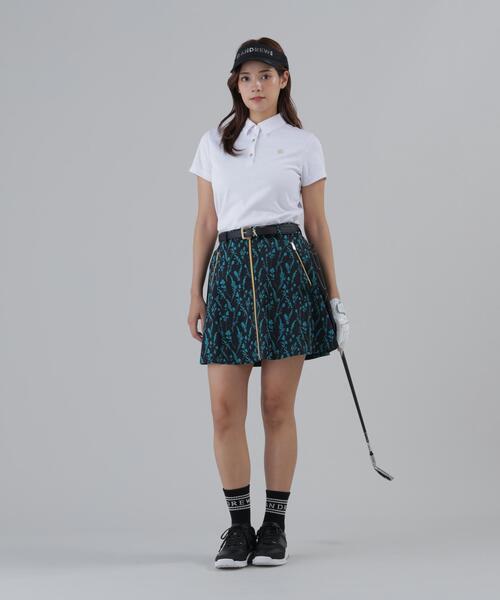St ANDREWS(セントアンドリュース)の「【St ANDREWS】【吸水速乾】ロゴボーダージャガード無地半袖シャツ (WOMENS)(ポロシャツ・レディース・ホワイト/グリーン/ブラック・L/M/S)」の19枚目の写真