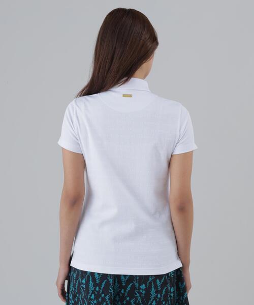 St ANDREWS(セントアンドリュース)の「【St ANDREWS】【吸水速乾】ロゴボーダージャガード無地半袖シャツ (WOMENS)(ポロシャツ・レディース・ホワイト/グリーン/ブラック・L/M/S)」の22枚目の写真
