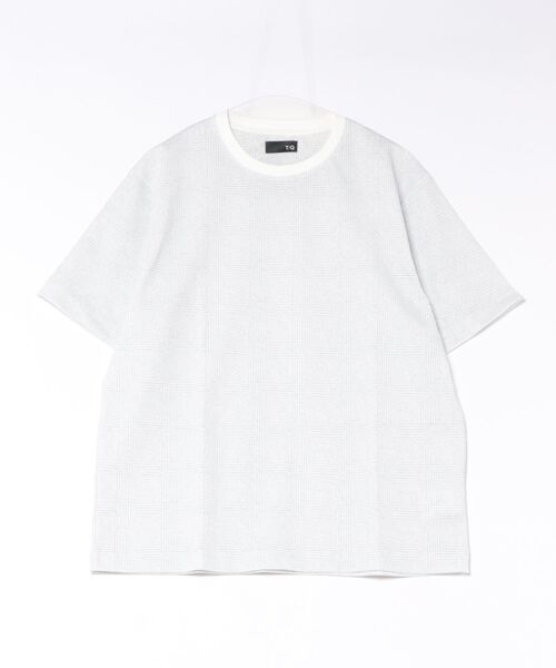 TAKA-Q(タカキュー)の「【ストレッチ プリントT】タカキュー チェック クルーネック 半袖 Tシャツ(Tシャツ/カットソー・メンズ・ネイビー/ライトグレー・MEDIUM/X-LARGE/LARGE)」の13枚目の写真