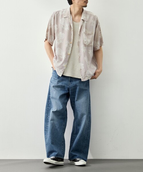 REMI RELIEF（レミレリーフ）の「【REMI RELIEF/レミレリーフ】Wタックタンクトップ（タンクトップ・メンズ・ブラック/オフホワイト/グレー・M/L）」の10枚目の写真