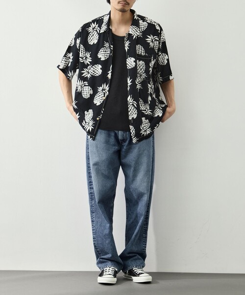 REMI RELIEF（レミレリーフ）の「【REMI RELIEF/レミレリーフ】Wタックタンクトップ（タンクトップ・メンズ・ブラック/オフホワイト/グレー・M/L）」の17枚目の写真