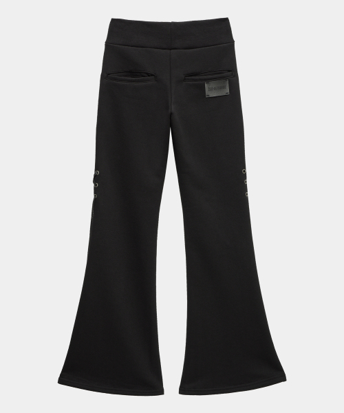 ETRE AU SOMMET(エトレオソメ)の「Lace Zipper Layer Bootcut Pants (Black)(その他パンツ・レディース・ブラック・FREE)」の10枚目の写真