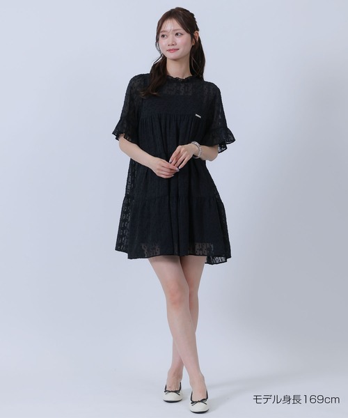 MARY QUANT（マリークワント）の「シアーティアードミニ ワンピース（ワンピース・レディース・ブルー/ブラック/ホワイト・M）」の16枚目の写真