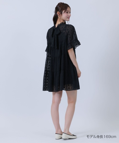 MARY QUANT（マリークワント）の「シアーティアードミニ ワンピース（ワンピース・レディース・ブルー/ブラック/ホワイト・M）」の17枚目の写真