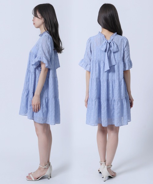 MARY QUANT（マリークワント）の「シアーティアードミニ ワンピース（ワンピース・レディース・ブルー/ブラック/ホワイト・M）」の20枚目の写真