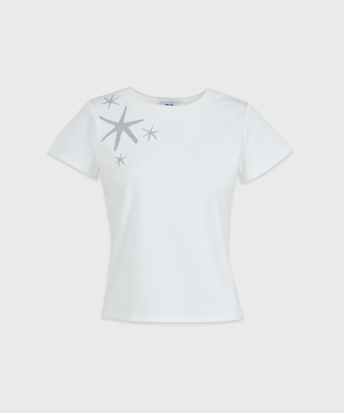 MICANE(ミケーネ)の「キレイハーフスリーブT(Tシャツ/カットソー・レディース・アイボリー・SMALL/MEDIUM/LARGE/X-LARGE)」の6枚目の写真