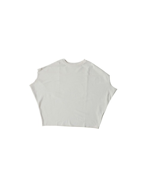 antiqua(アンティカ)の「綿100 半袖 無地 クルーネック カットソー(Tシャツ/カットソー・レディース・ブルー/アイボリー/スミクロ/ブラック・ONESIZE)」の17枚目の写真